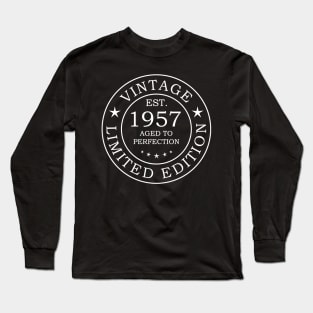 1957 vintage limited edition 65th design Long Sleeve T-Shirt